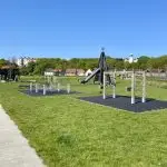 Children's playground near Tingdene North Denes Holiday Park