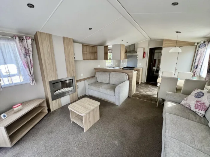 Willerby Brokenhurst 35x12 static caravan lounge